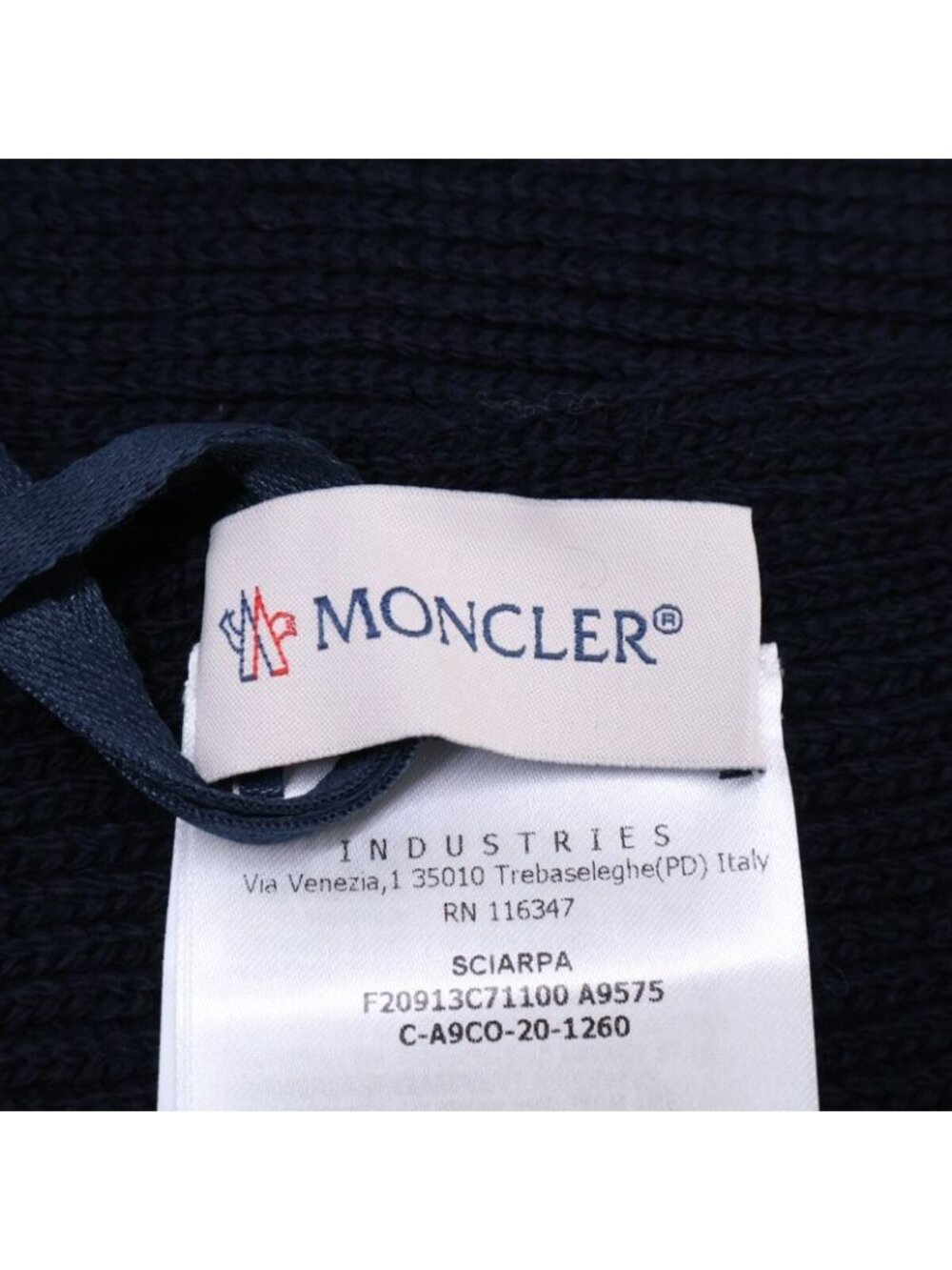 Moncler Sciarpa Wool Tricolor Scarf - Picture 5 of 9